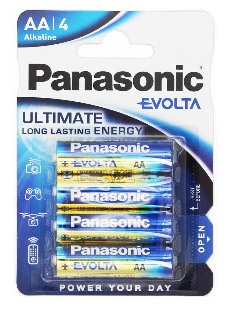 PANASONIC αλκαλικές μπαταρίες Evolta