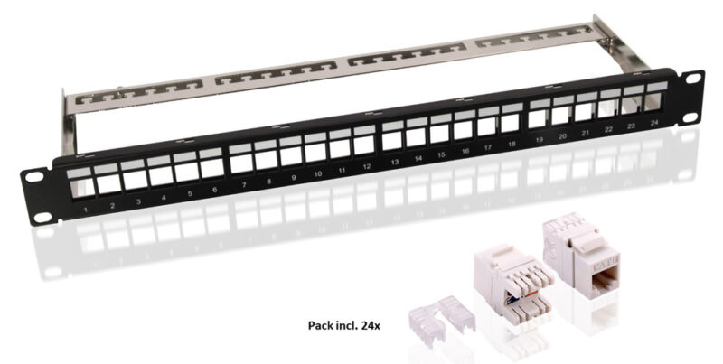 GOOBAY Keystone patch panel 95336 με 24 modules