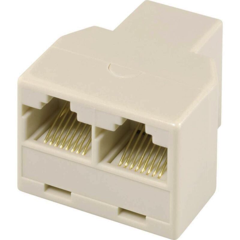 POWERTECH Αντάπτορας RJ45 (F) σε 2x RJ45 (F) CAB-N128