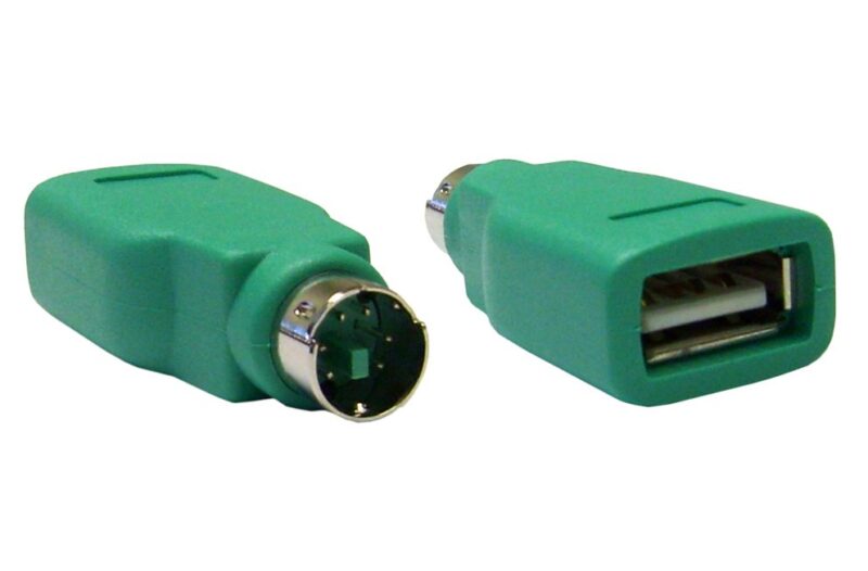 POWERTECH αντάπτορας USB 2.0 θηλυκό σε PS2 αρσενικό CAB-U021