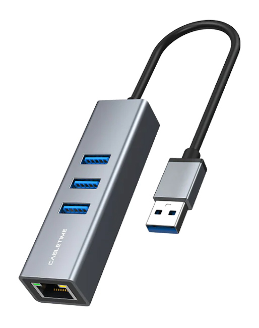 CABLETIME USB hub CT-AMLU3