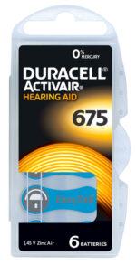 DURACELL μπαταρίες ακουστικών βαρηκοΐας Activair 675