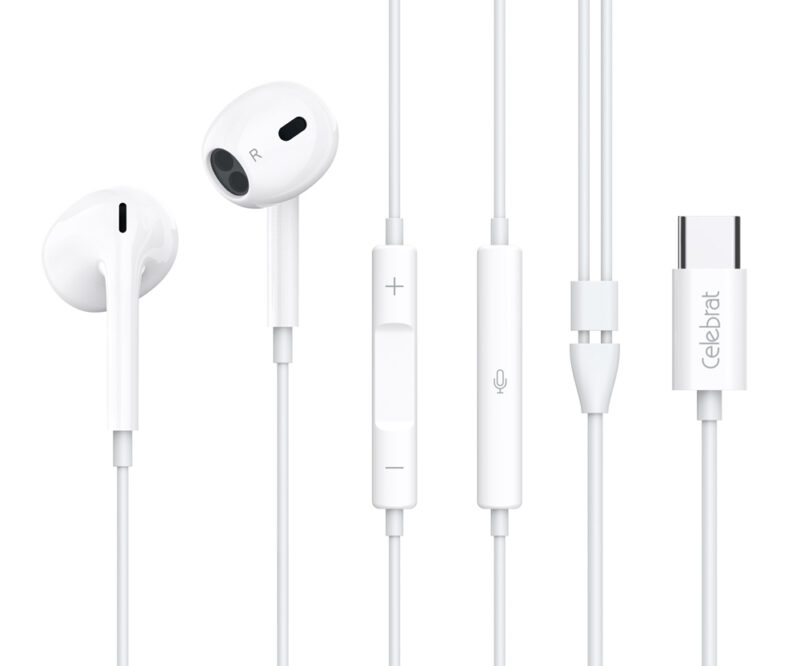 CELEBRAT earphones με μικρόφωνο E400