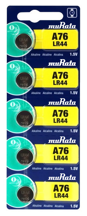 MURATA Αλκαλικές μπαταρίες LR44 MR-LR44