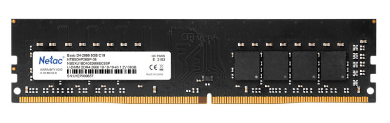 NETAC μνήμη DDR4 UDIMM NTBSD4P26SP-08