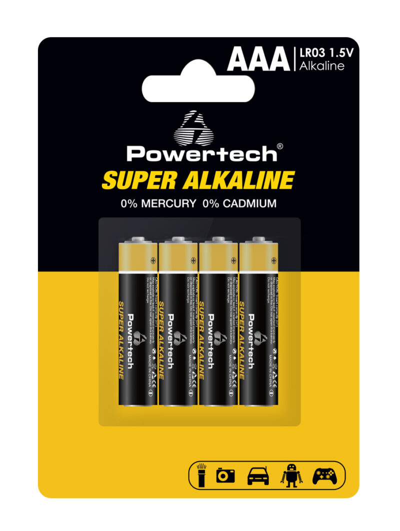 POWERTECH αλκαλικές μπαταρίες Super Alkaline PT-1213