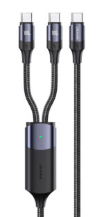 USAMS καλώδιο USB-C σε 2x USB-C US-SJ551