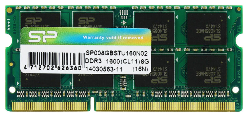 SILICON POWER Μνήμη RAM DDR3 SODimm