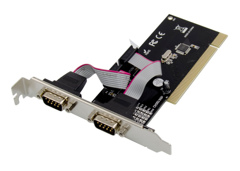 POWERTECH κάρτα επέκτασης PCI σε 2x serial ST320