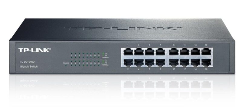 TP-LINK Desktop/Rackmount Switch TL-SG10016D 16 Θυρών