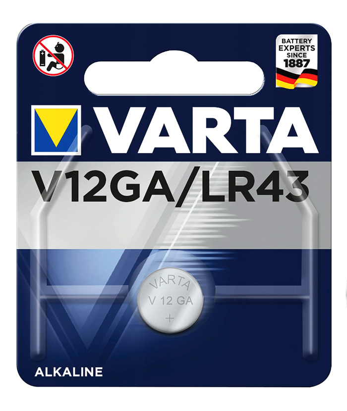 VARTA αλκαλική μπαταρία LR43