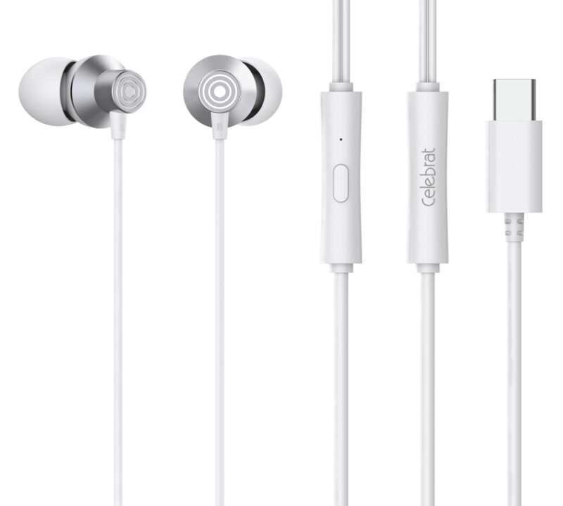 CELEBRAT earphones με μικρόφωνο D15