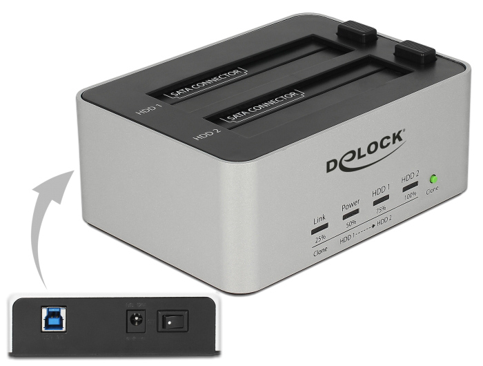 DELOCK docking station 63991