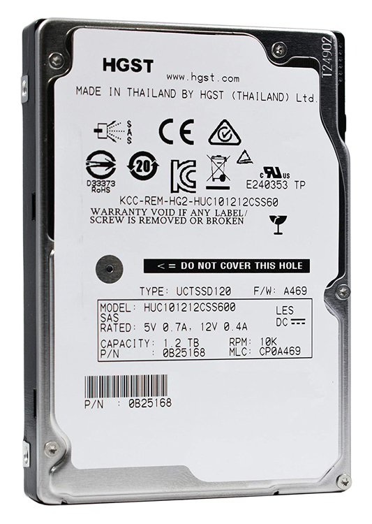 HGST used SAS HDD HUC101212CSS600